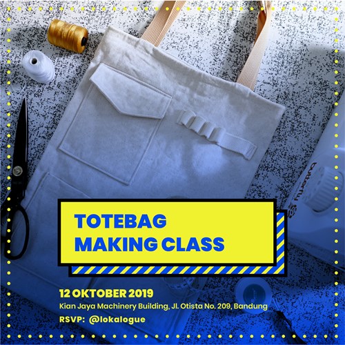 Totebag sewing workshop