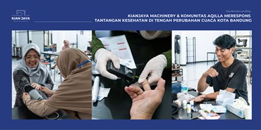  Kianjaya Machinery dan Komunitas Aqilla Merespons Tantangan Kesehatan di Tengah Perubahan Cuaca Kota Bandung