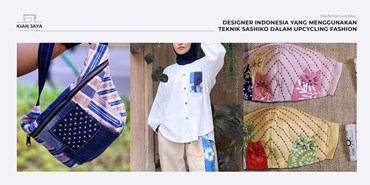 DESIGNER INDONESIA YANG MENGGUNAKAN TEKNIK SASHIKO DALAM UPCYCLING FASHION